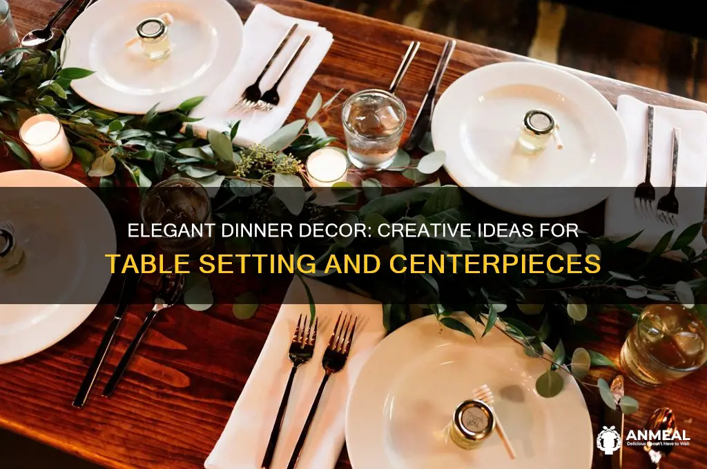 what do you call dinner decoration