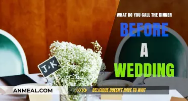 The Pre-Wedding Feast: What’s the Name of the Night-Before Dinner?