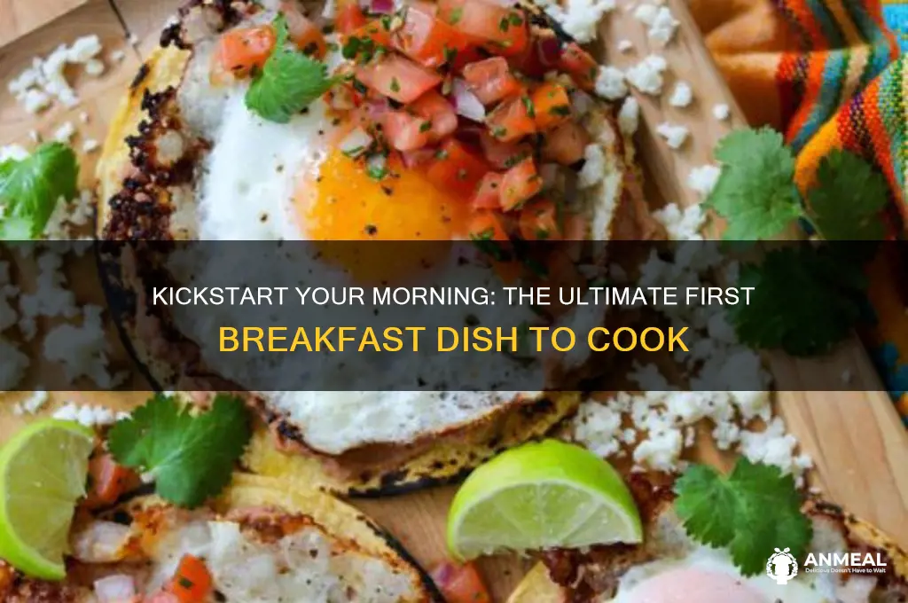 what do you cook first when making breakfast