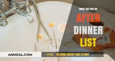 Relaxing Evening Activities: What to Do After Dinner Ideas List