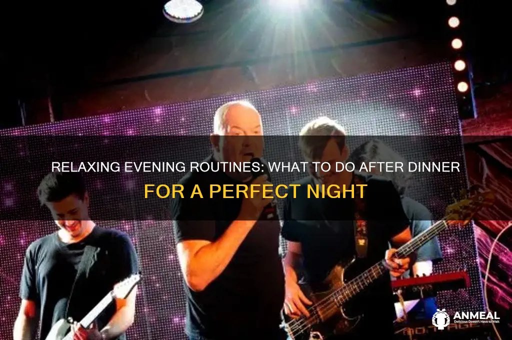 what do you do after dinner