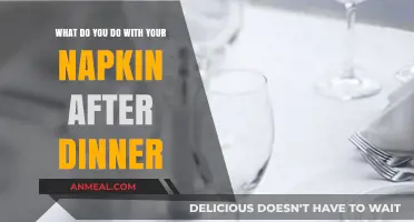 Napkin Etiquette: Proper Disposal After Dinner Explained Simply