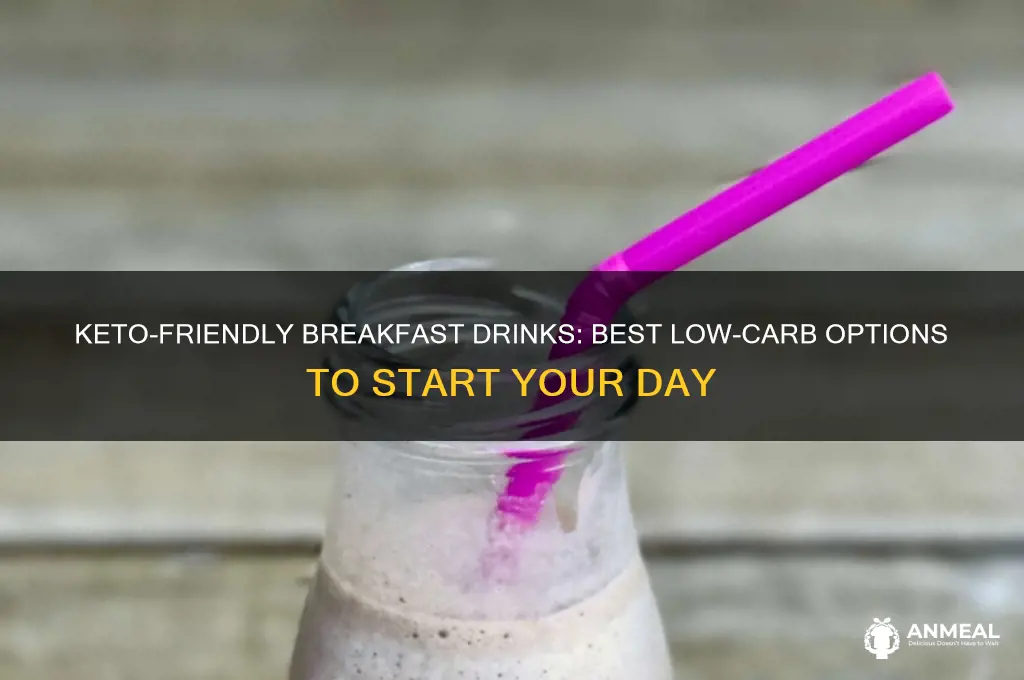 what do you drink with breakfast on keto program