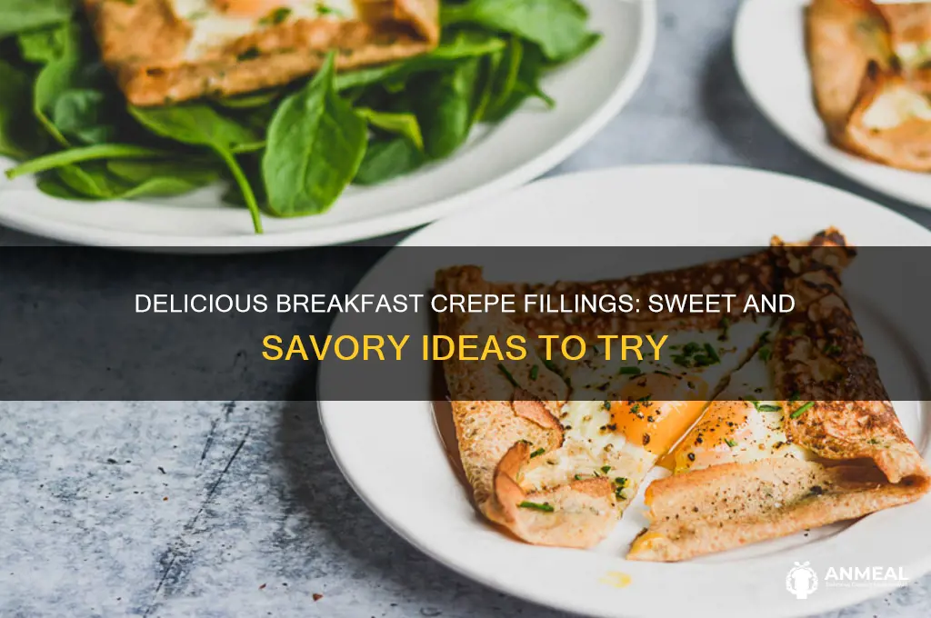 what do you fill breakfast crepes with