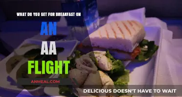 What's on the Menu? AA Flight Breakfast Options Revealed