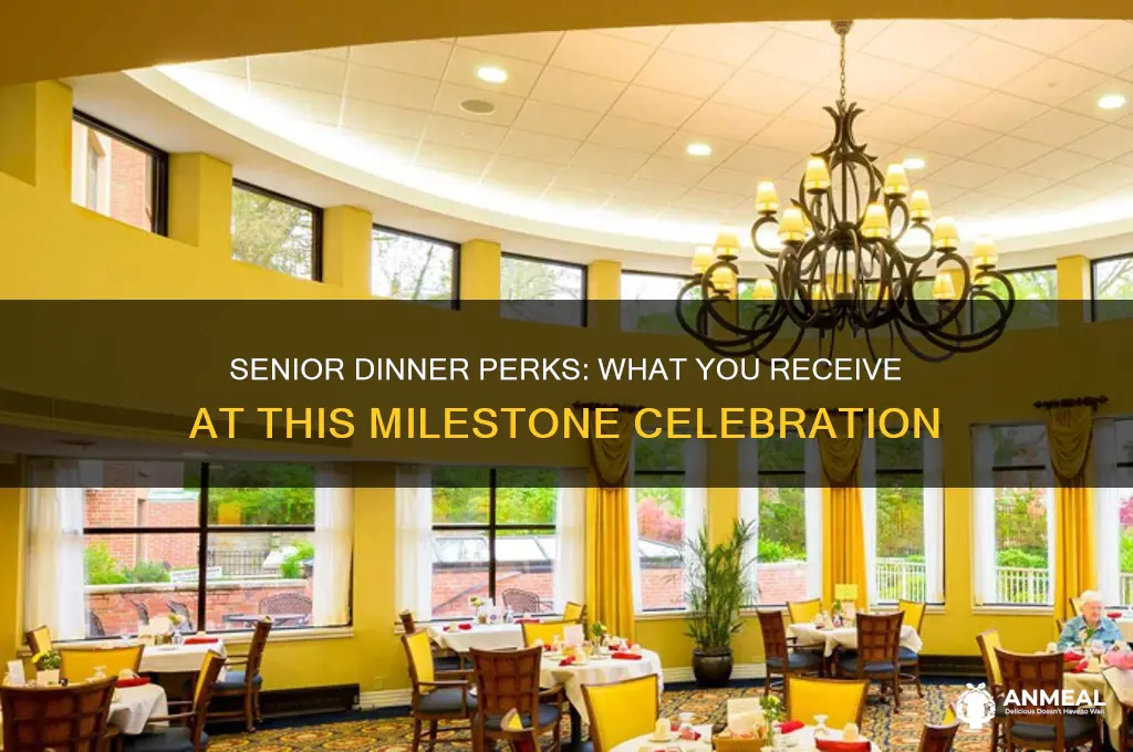what do you get for going to senior dinner