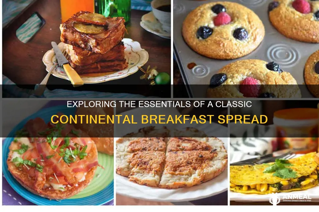 what do you get in a continental breakfast