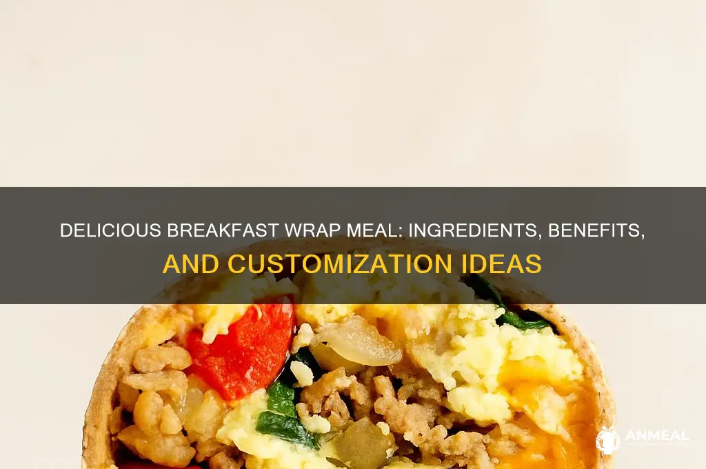 what do you get with breakfast wrap meal