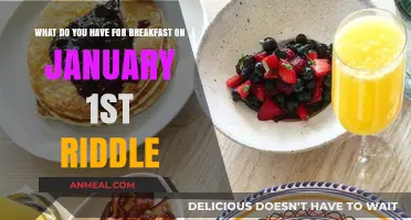New Year's Breakfast Riddle: Unraveling the January 1st Morning Mystery