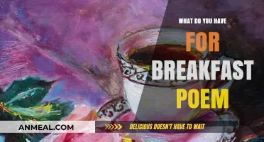 Morning Verses: Exploring Breakfast Delights Through Poetic Expressions
