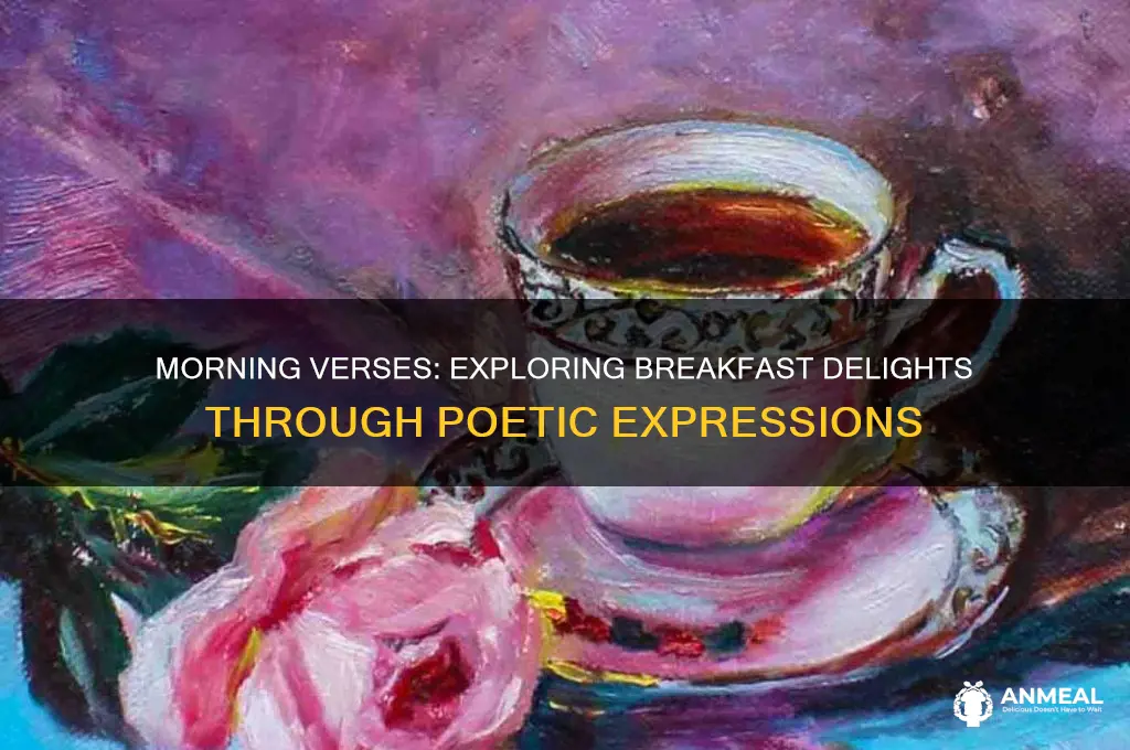 what do you have for breakfast poem