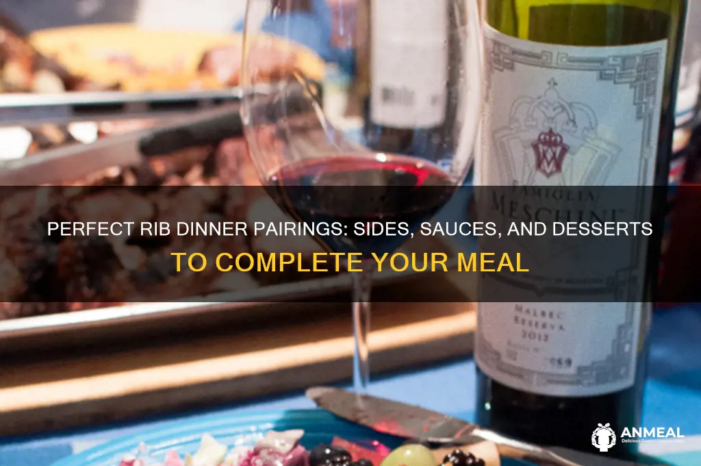 what do you have with ribs for dinner