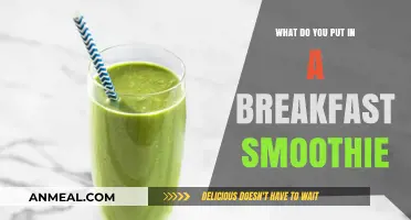 Delicious Breakfast Smoothie Ingredients for a Healthy Morning Boost