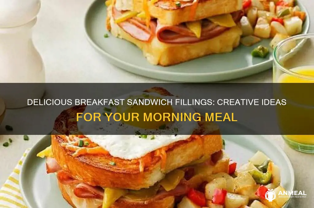what do you put on a breakfast sandwich
