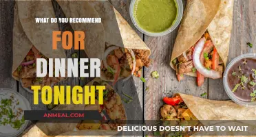 Delicious Dinner Ideas: Tonight's Perfect Meal Recommendations for You