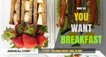 What Do You Want for Breakfast? Delicious Morning Meal Ideas