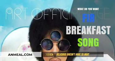 What Do You Want for Breakfast Song: A Catchy Morning Anthem