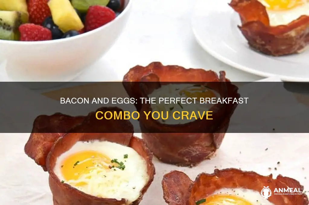what do you want for breakfast dear bacon and eggs