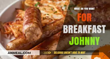 What Do You Want for Breakfast, Johnny? Exploring Morning Meal Preferences