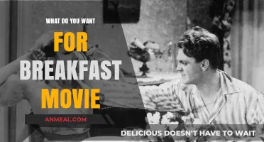 What Do You Want for Breakfast? Movie Edition: Exploring Cinematic Morning Meals