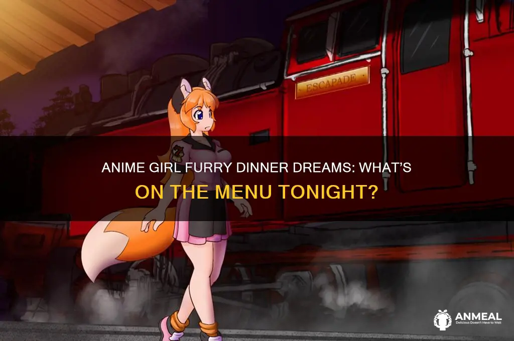 what do you want for dinner anime girl furry