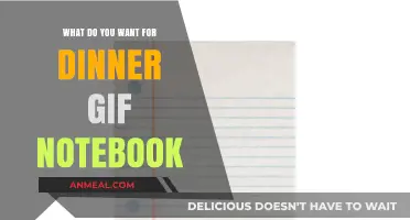 Dinner Decisions Made Fun: GIF Notebook Inspiration for Tonight's Meal