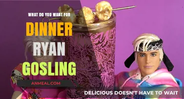 What's for Dinner, Ryan Gosling? A Fan's Culinary Fantasy