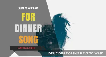 What Do You Want for Dinner Song: A Catchy Culinary Tune