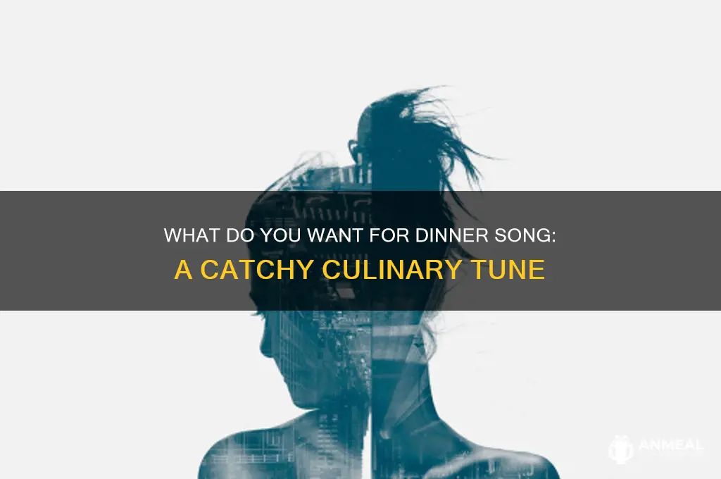 what do you want for dinner song