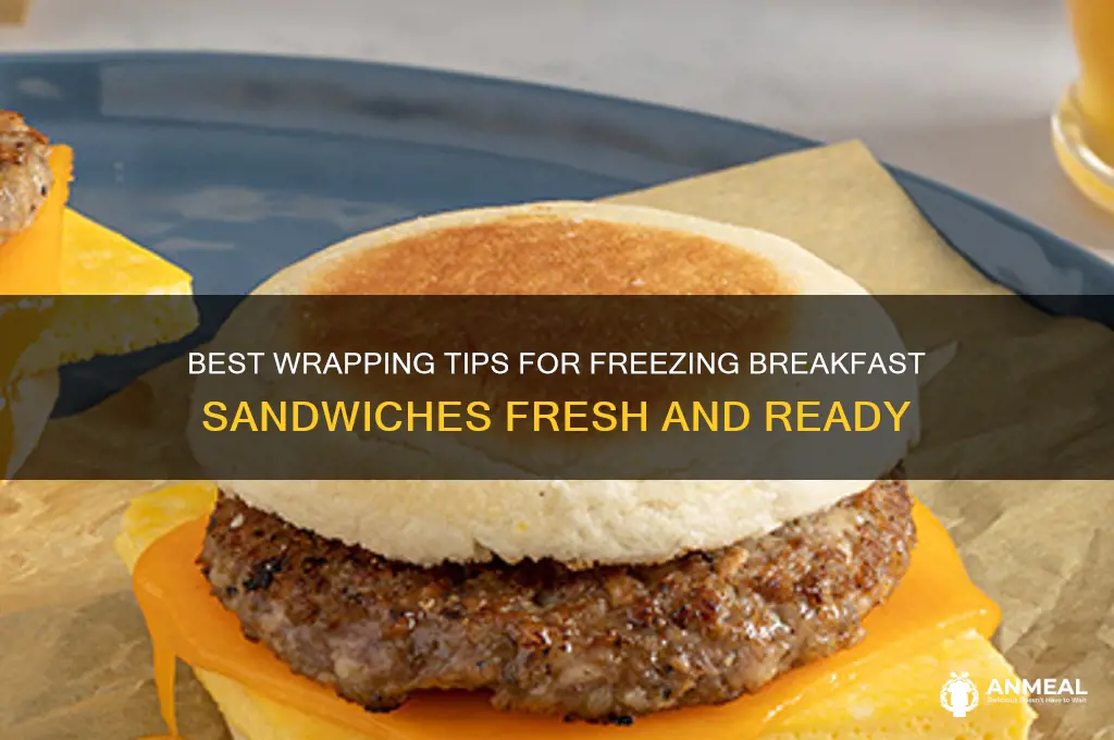 what do you wrap breakfast sandwiches in to freeze them