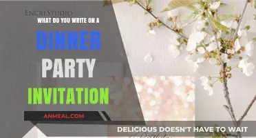Crafting the Perfect Dinner Party Invitation: Tips and Etiquette