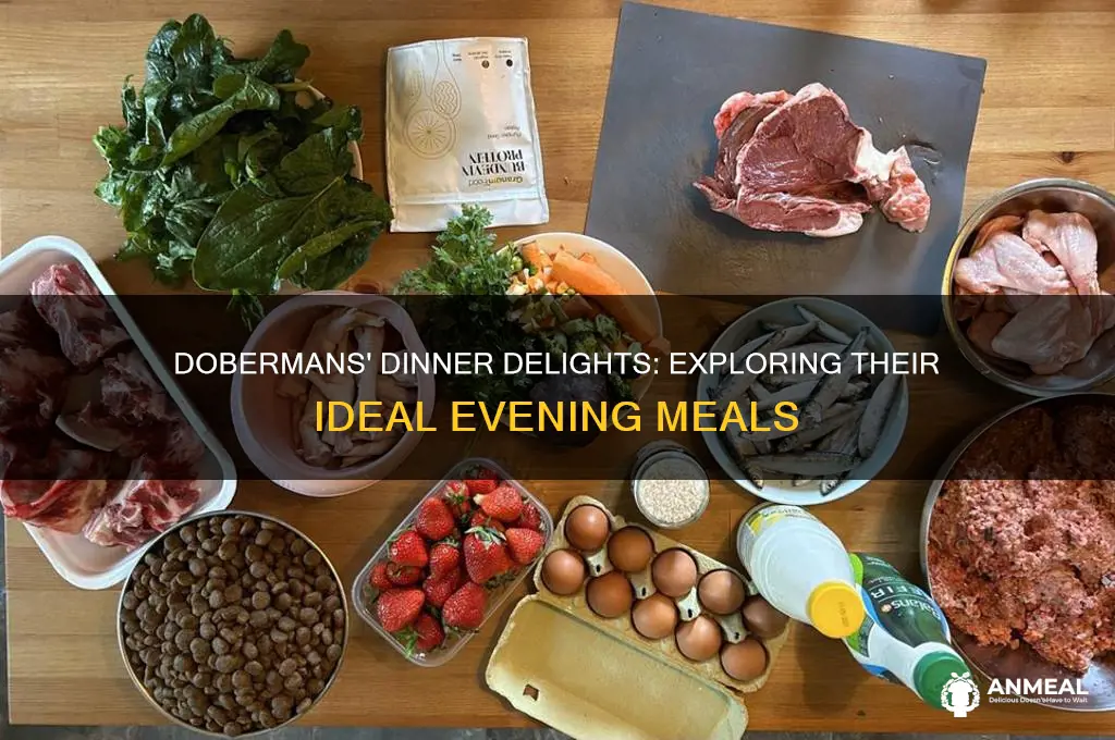 what dobermans do for dinner
