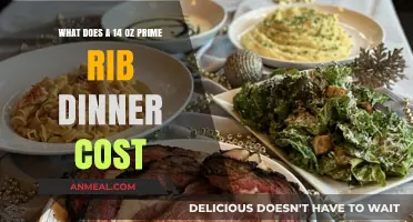 Prime Rib Dinner Price: Uncovering the Cost of a 14 oz Meal