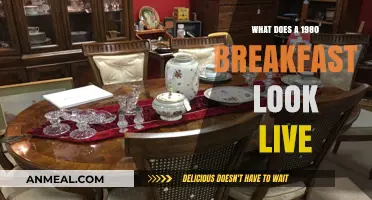 Nostalgic 1980s Breakfast: A Glimpse into Morning Meals of the Past