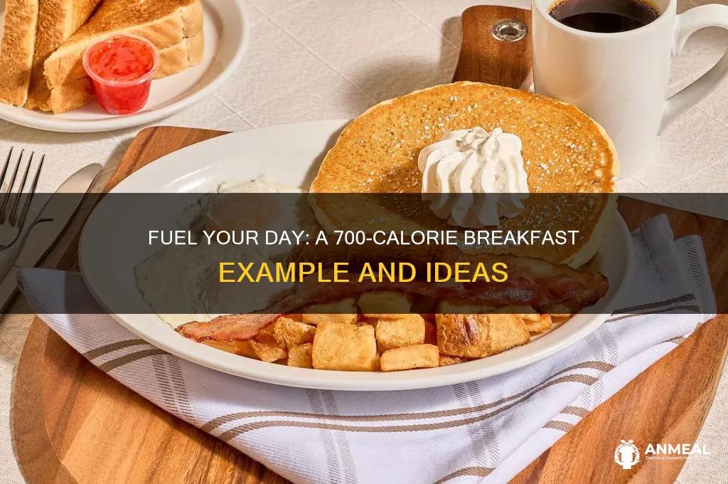 what does a 700 calorie breakfast look like