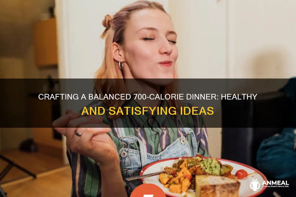 what does a 700 calorie dinner look like