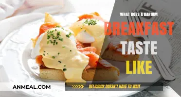 Barium Breakfast: Unveiling the Unexpected Flavor Experience