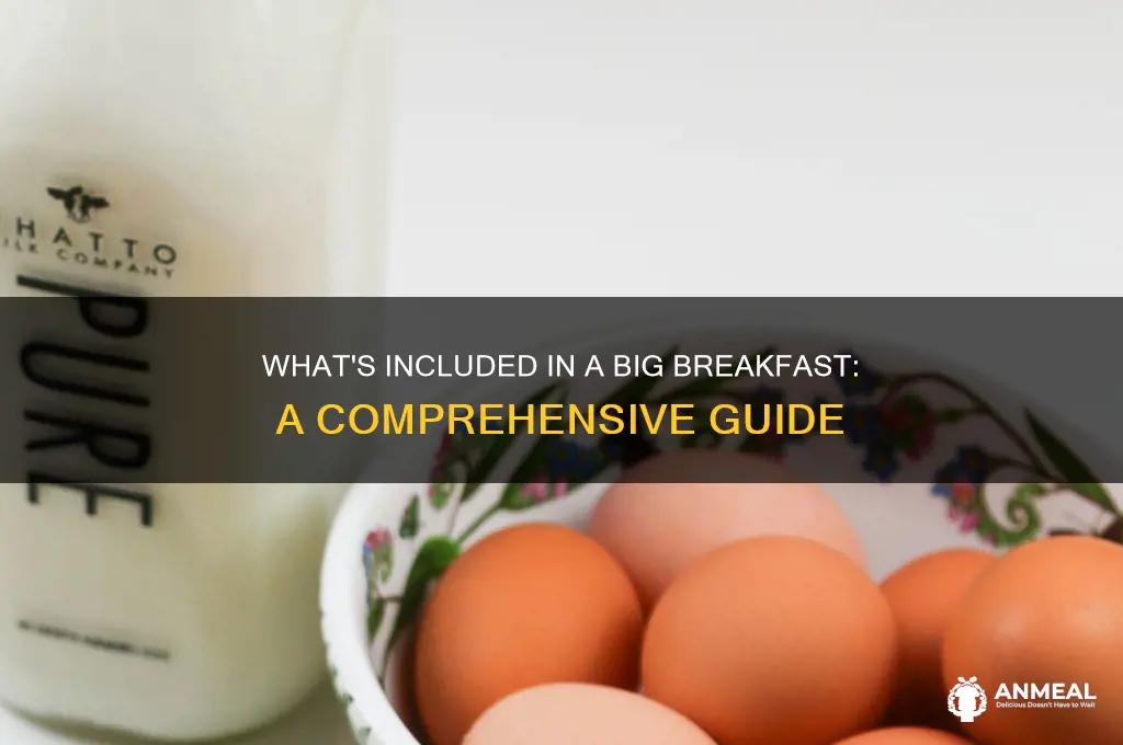 what does a big breakfast come with