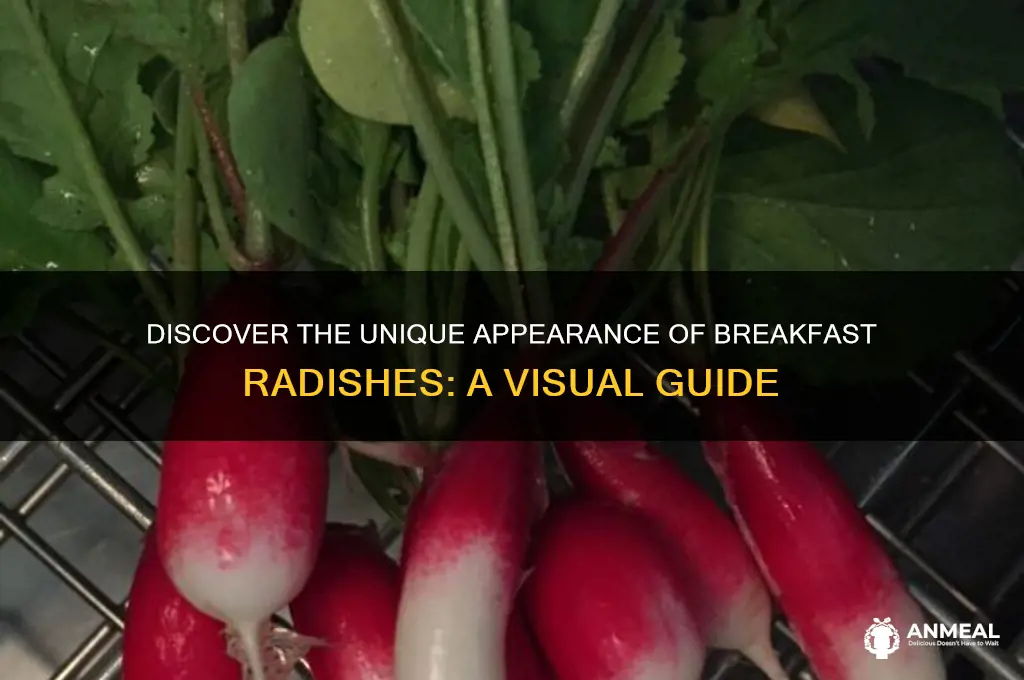 what does a breakfast radish look like