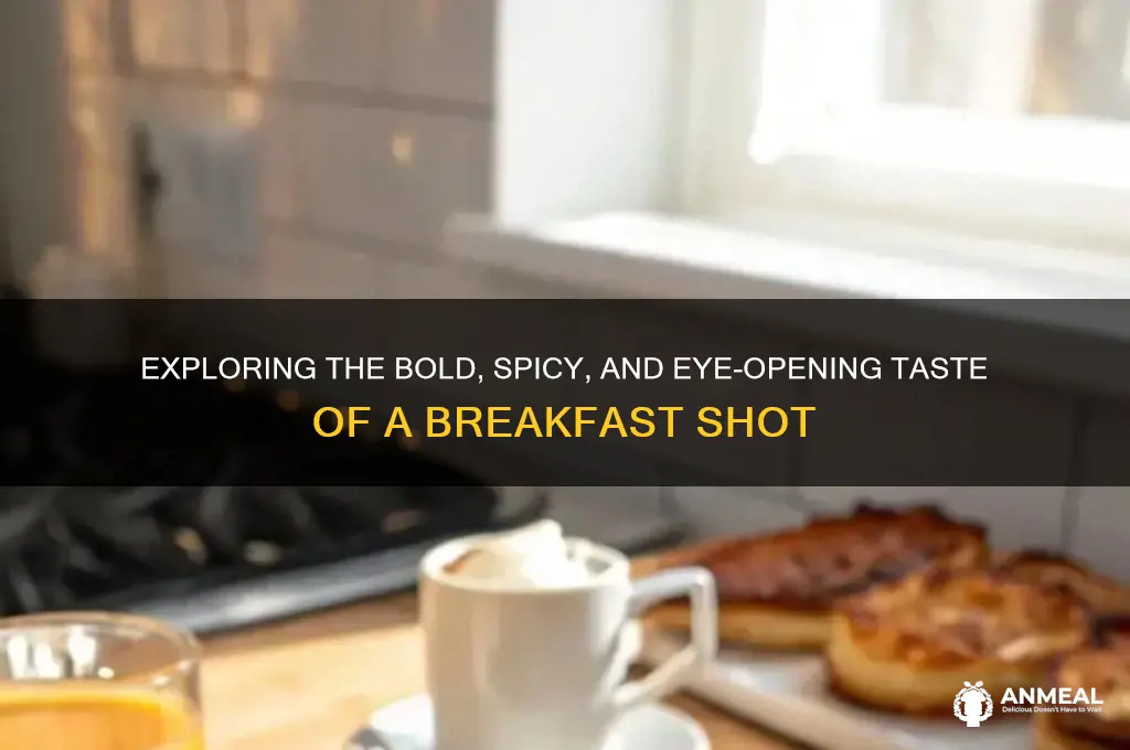 what does a breakfast shot taste like