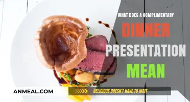 Understanding Complimentary Dinner Presentations: Benefits, Etiquette, and Expectations