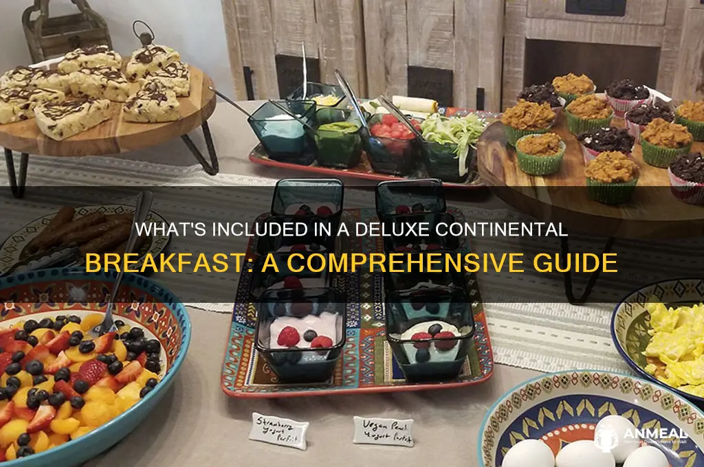 what does a deluxe continental breakfast include