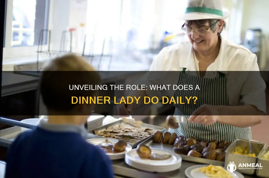 what does a dinner lady do