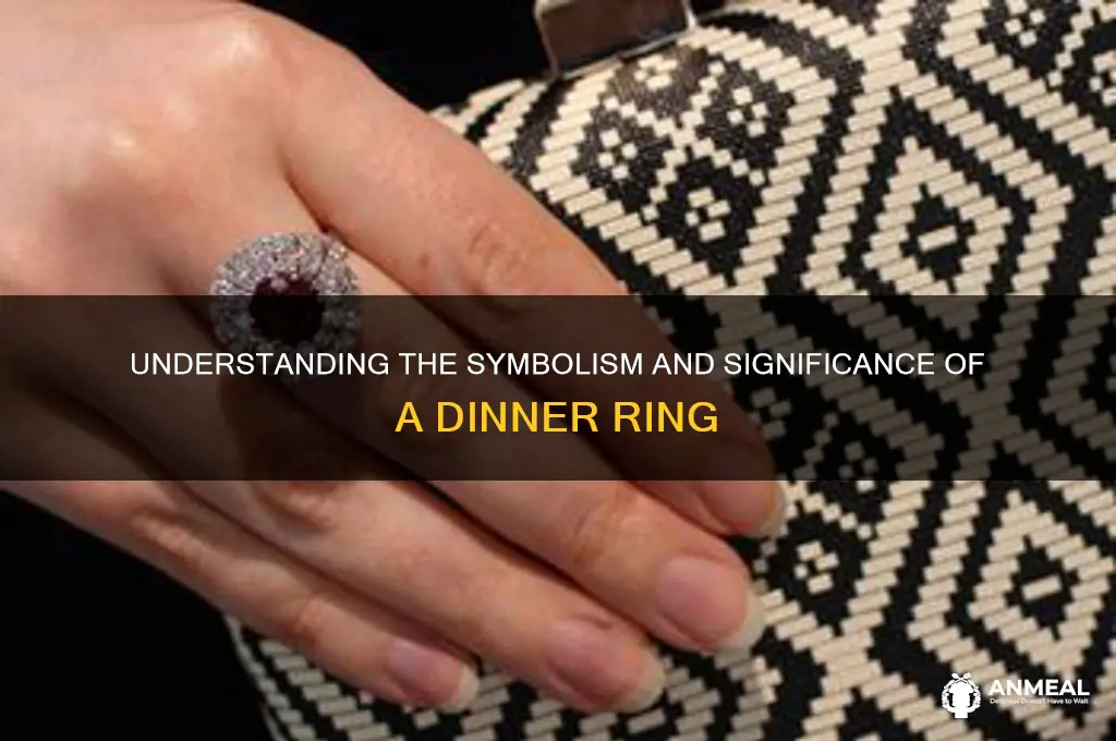 what does a dinner ring mean