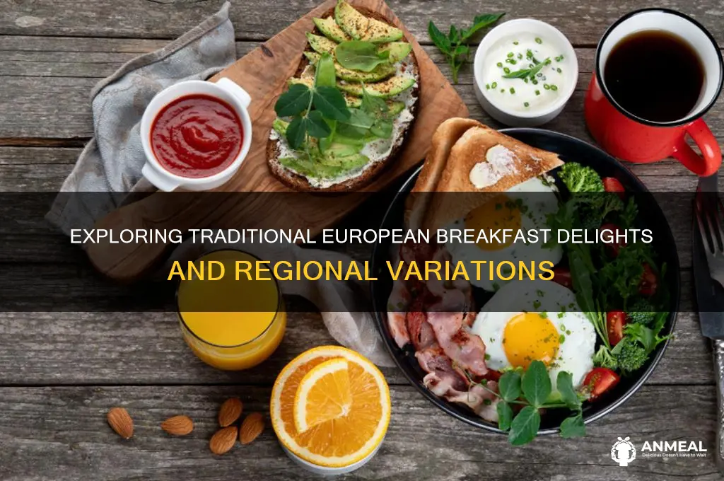 what does a european breakfast consist of