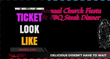 Exploring the Design and Details of an Event Dinner Ticket