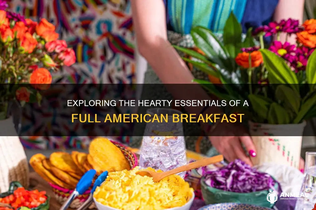 what does a full american breakfast