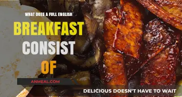 A Hearty English Breakfast: The Classic Dishes