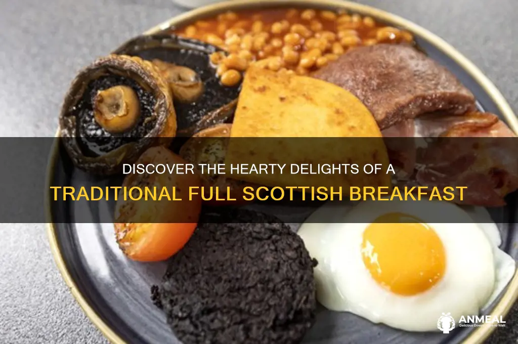 what does a full scottish breakfast consist of
