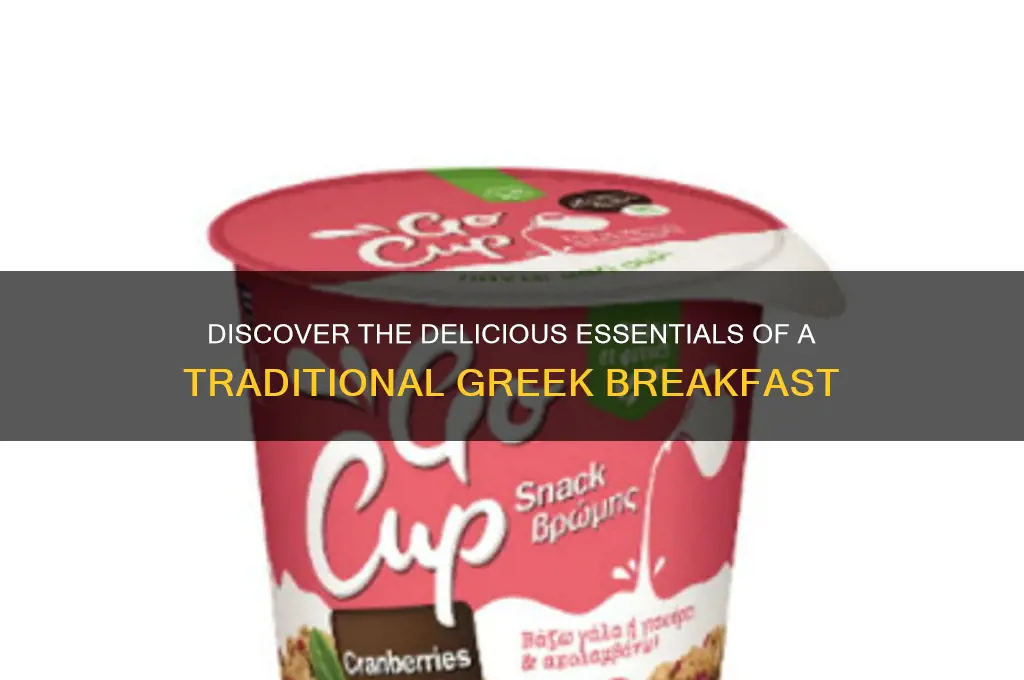 what does a greek breakfast consist of